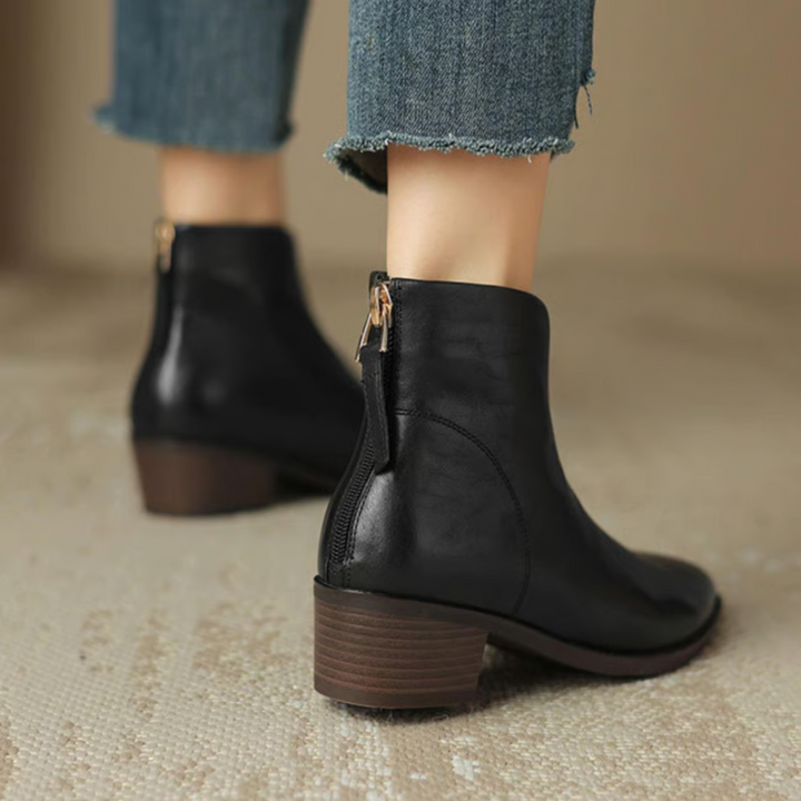 Charline – Elegante  Reißverschlussn Rückseite Stiefeletten