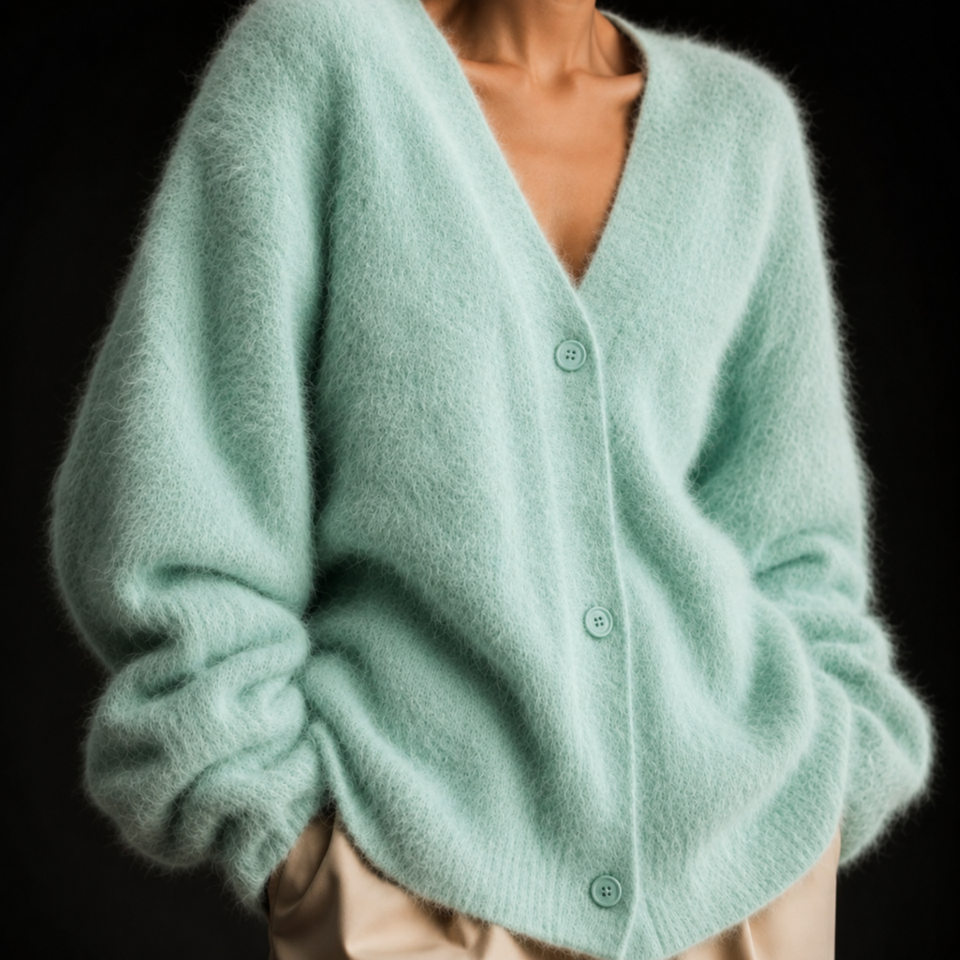 Remona – Bequeme Kaschmir-Strickjacke