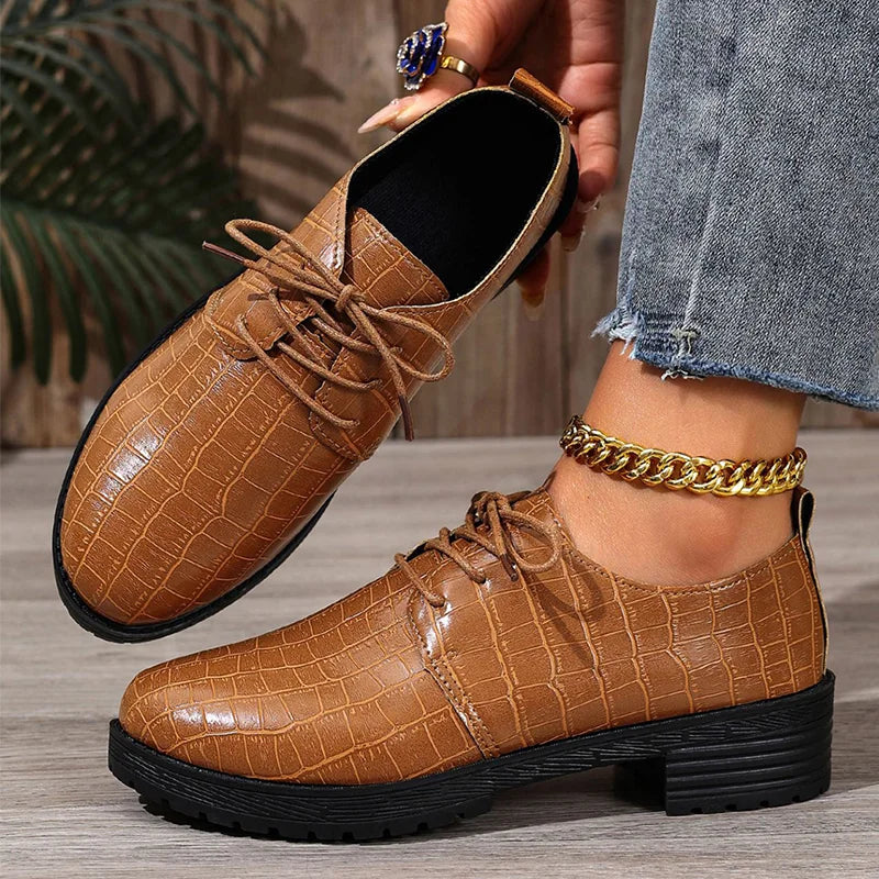 Niyra – Derby Schuhe Mit Schnürung Und Klobiger Sohle