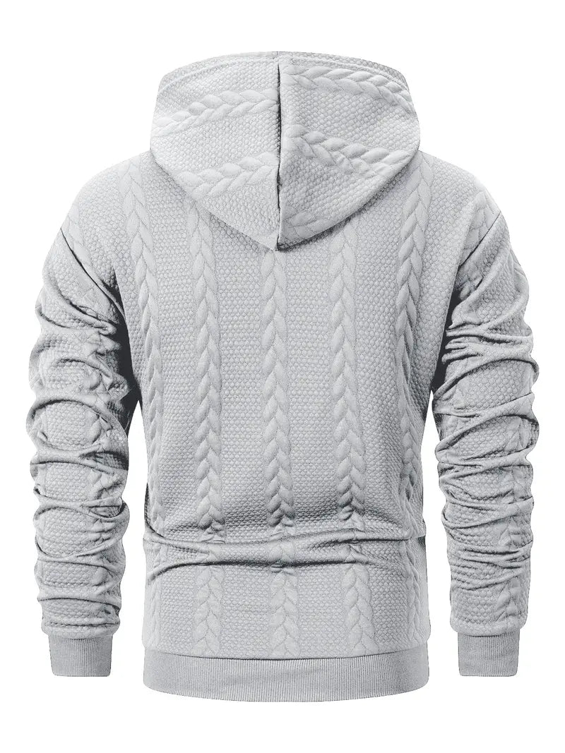 Justus – Langärmeliger Strickpullover Mit Kapuze