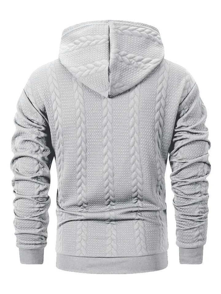 Justus – Langärmeliger Strickpullover Mit Kapuze