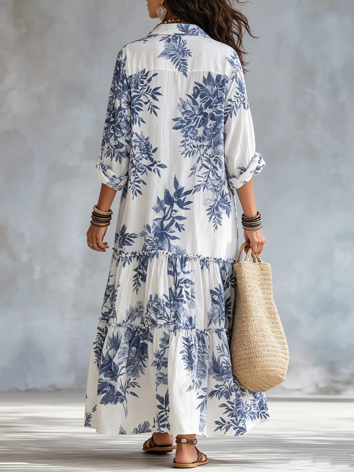 Shiza – Bauchbedeckendes Kleid Mit Knöpfen