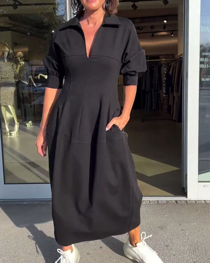 Lunya – Elegantes Lockeres Kleid