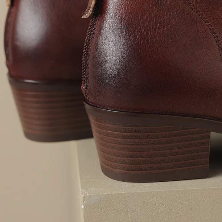 Charline – Elegante  Reißverschlussn Rückseite Stiefeletten