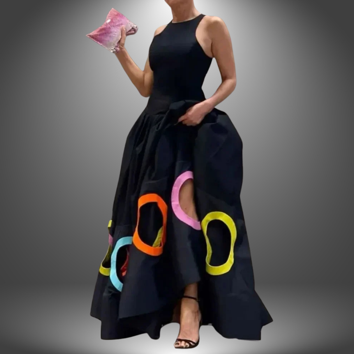 Luni - Handgefertigtes künstlerisches Kleid für Frauen