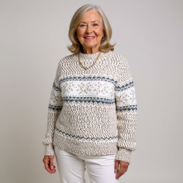 Caterina - Handge Fertigt Woll Pullover
