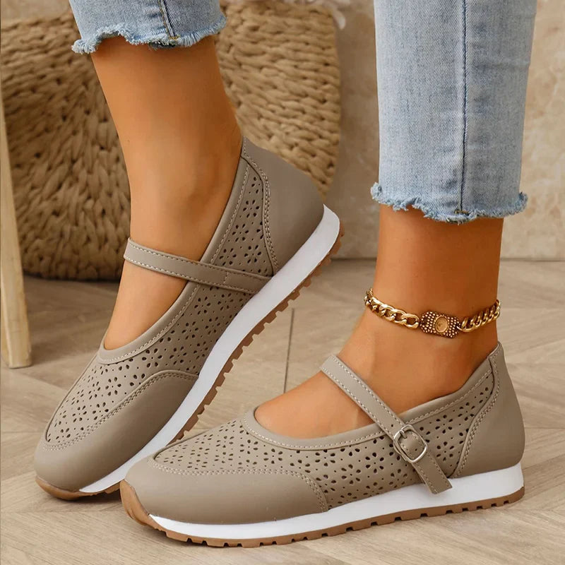 Jewell - Atmungsaktive Orthopädische Lederschuhe