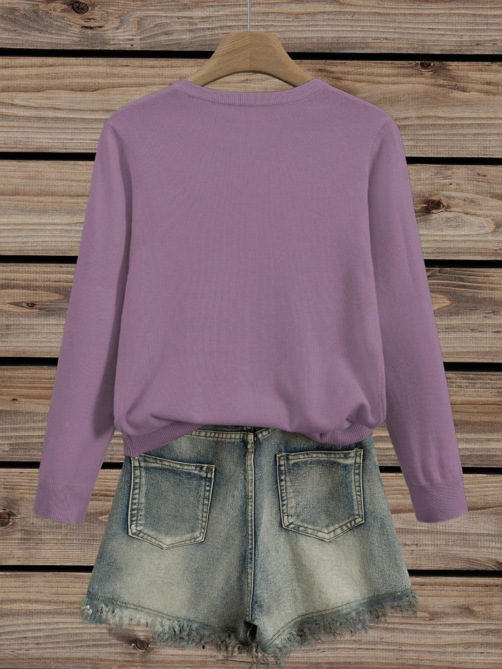 Meyla – Eleganter Langarmpullover