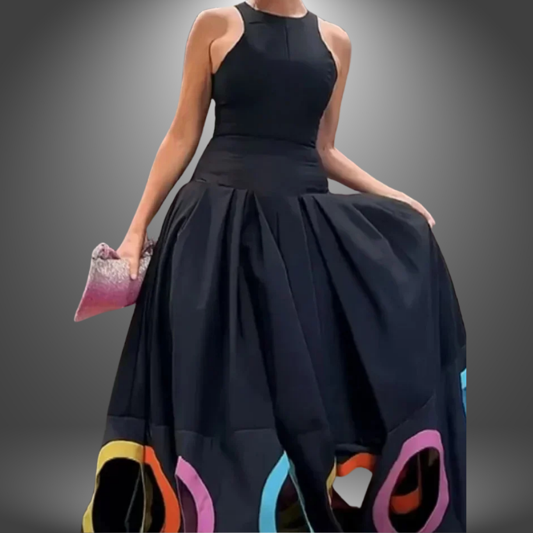 Luni - Handgefertigtes künstlerisches Kleid für Frauen