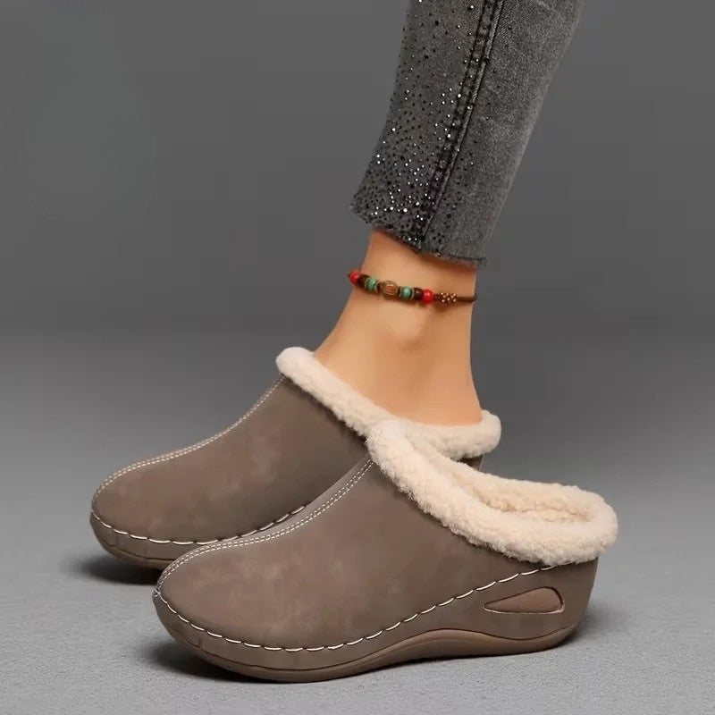Lirona - Bequeme Slipper Mit Fleece Futter