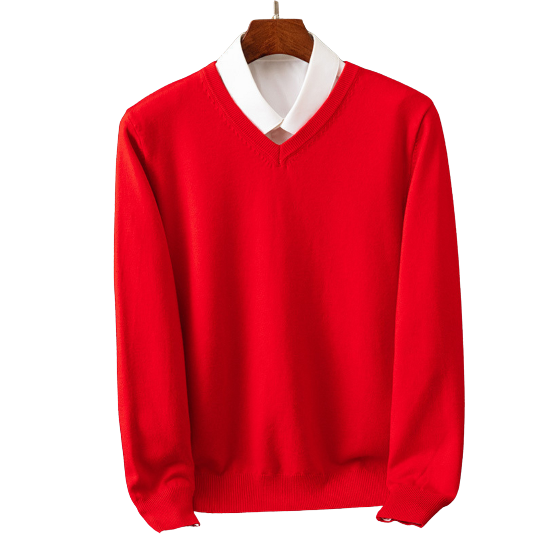 Stokes – Kaschmirpullover Mit V-Ausschnitt