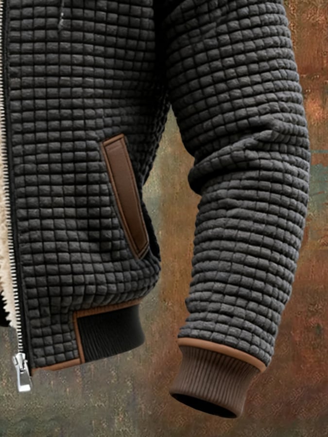 Natan - Fleece Stepp Jacke Mit Langen Ärmeln
