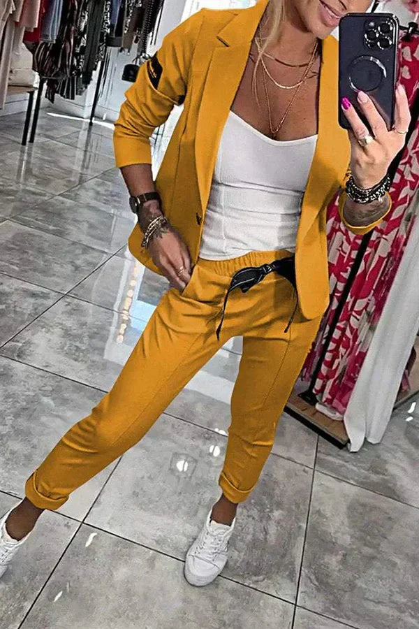 Jocelyne - Elegant Blazer Und Hosen Setzen