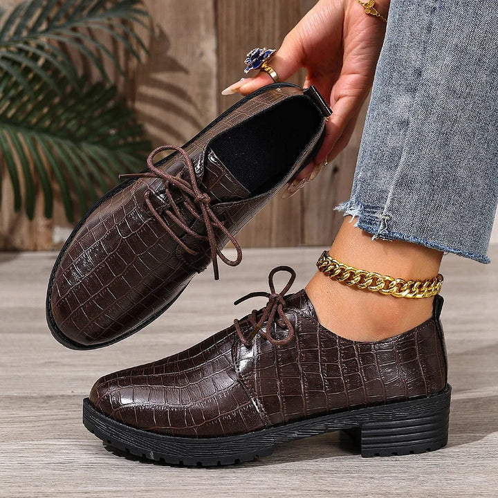Niyra – Derby Schuhe Mit Schnürung Und Klobiger Sohle