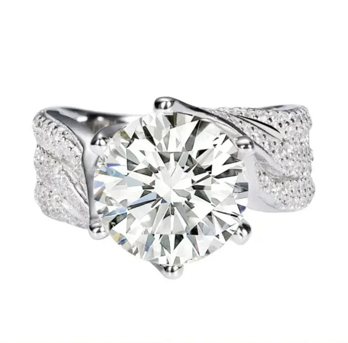 Halyna – 3-Karat-Super-Flash-Moissanite-Ring