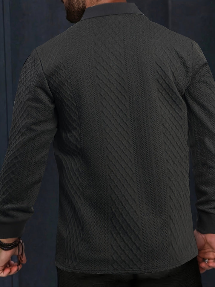 Liranda – Langärmliges Strickhemd Mit Knöpfen