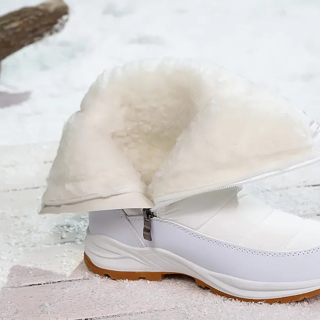 Muthoni - Hochwertiger Wadenhoher Winter Stiefel Für Den Schnee