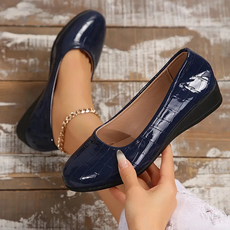 Zatia – Atmungsaktive Keilschuhe Aus Leder
