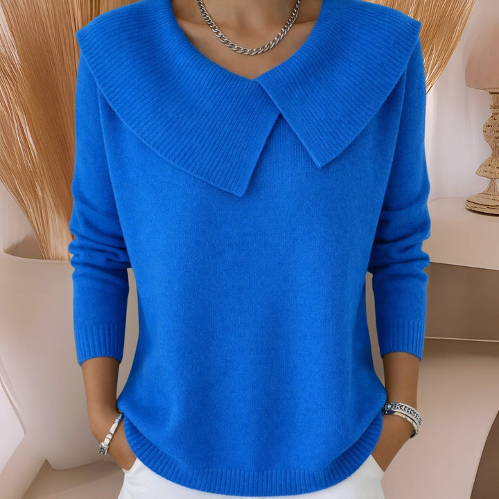 Yamina - Gemütlicher Pullover Mit Kragen