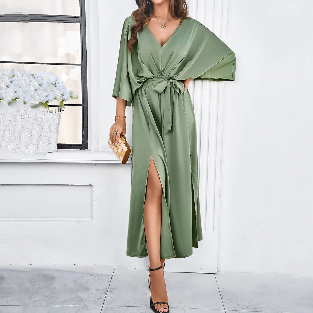 Madleen – Maxikleid mit V-Ausschnitt