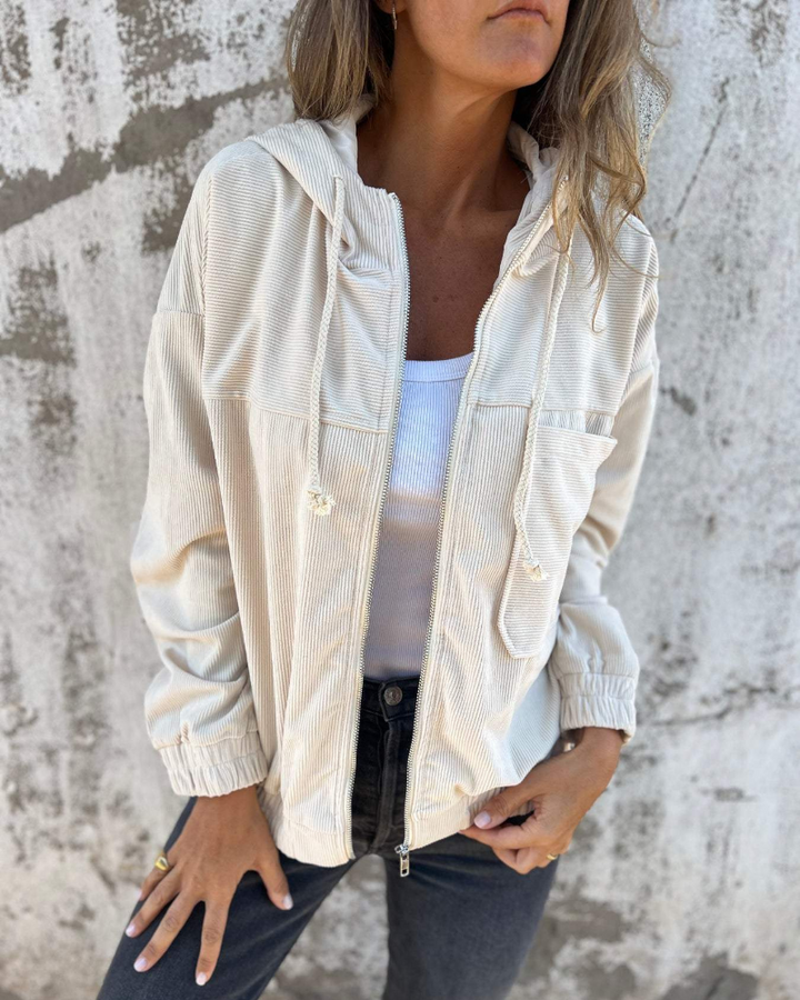 Adiana – Langarmjacke Mit Reißverschluss