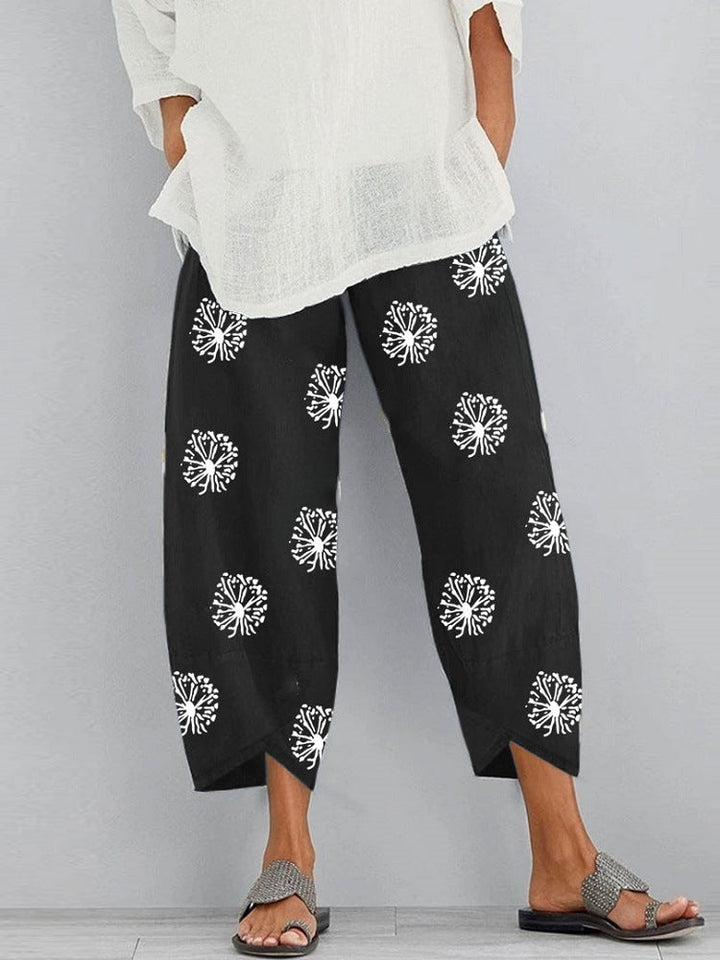 Jolissa – Kurze Hose Mit Löwenzahn Drucken