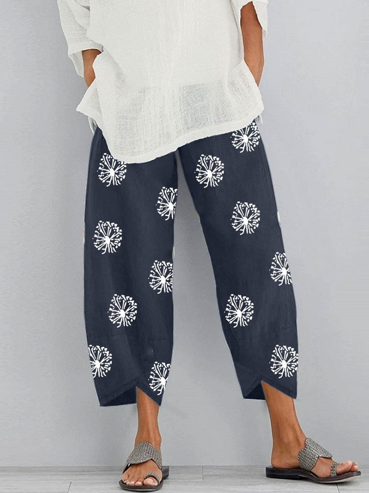 Jolissa – Kurze Hose Mit Löwenzahn Drucken