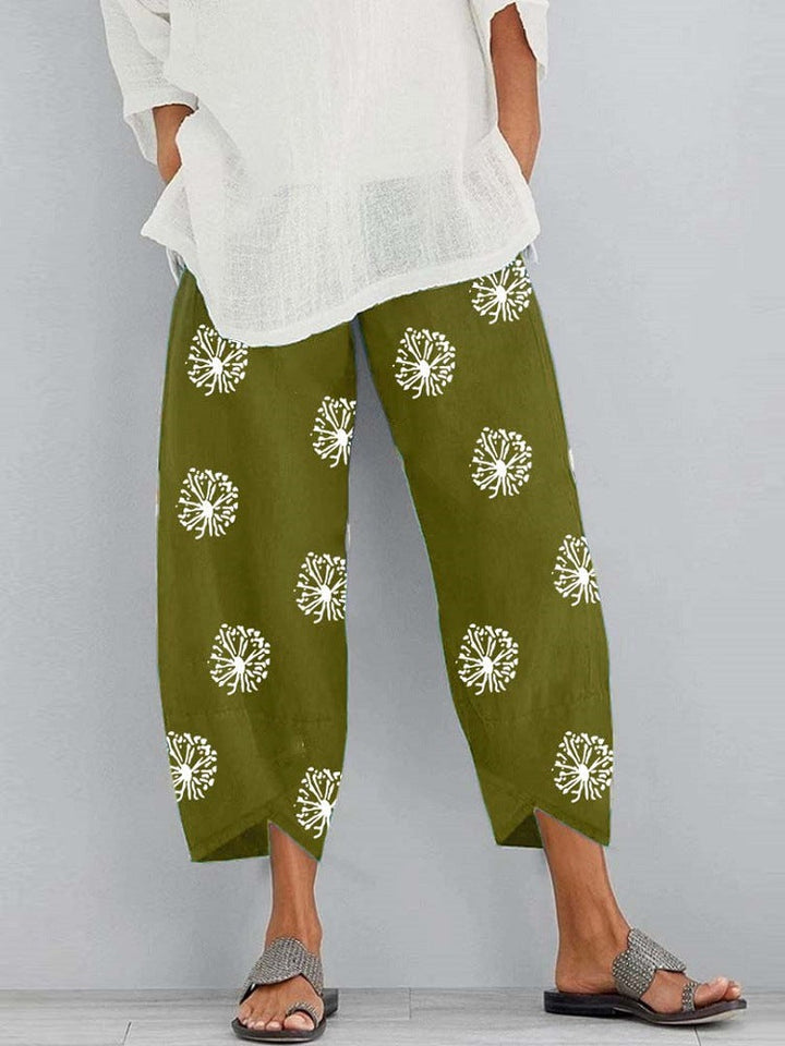 Jolissa – Kurze Hose Mit Löwenzahn Drucken