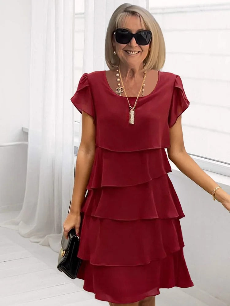 Ashfi – Lockeres Chiffon Kleid