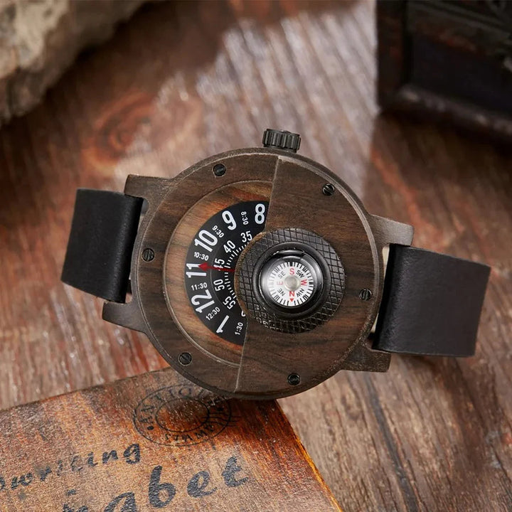 Stellan – Holzuhren mit Lederarmband