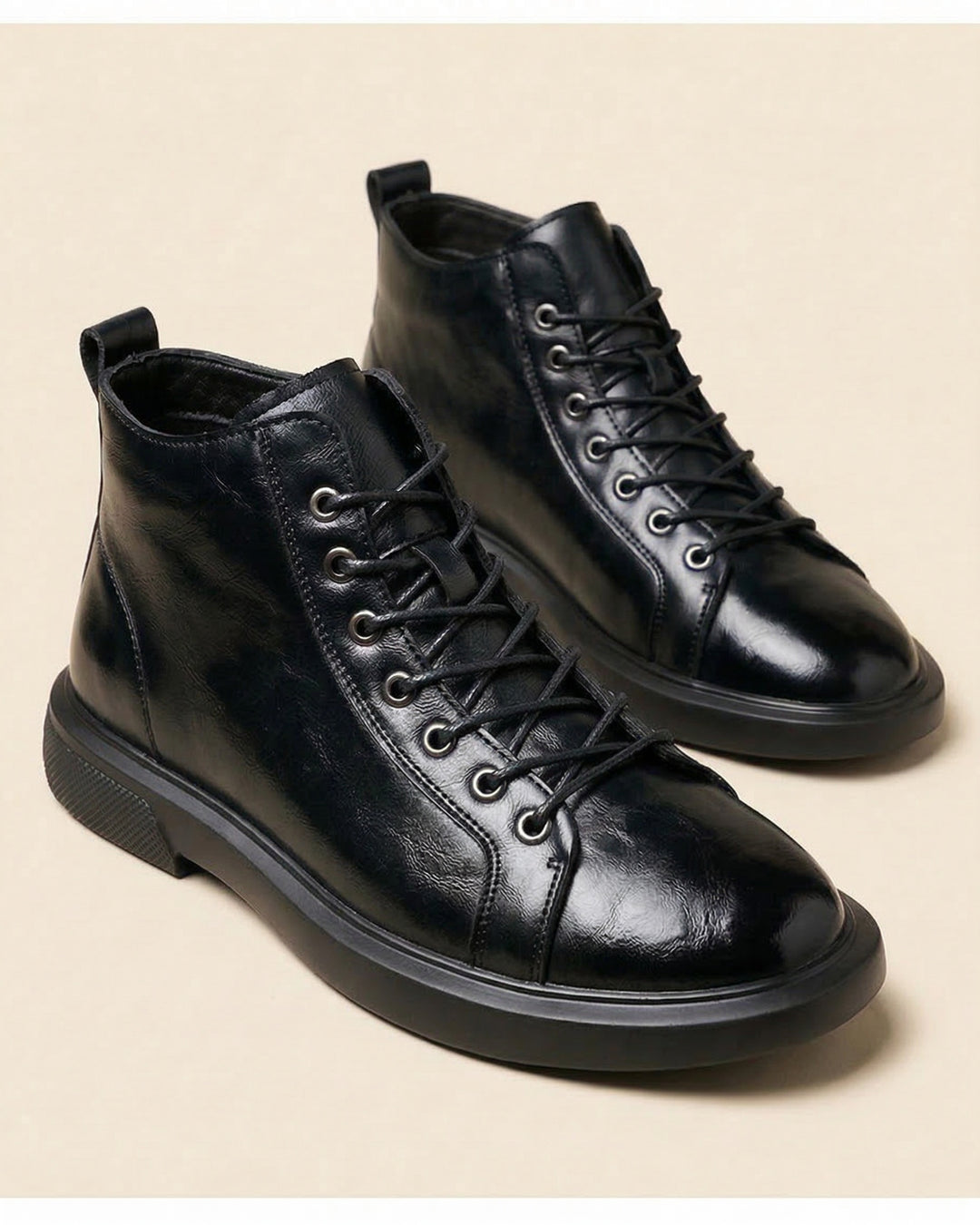 Kervens – Schnürstiefel Aus Leder