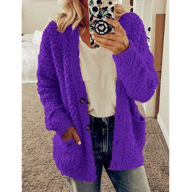 Dalavia – Langärmelige Strickjacke Mit Taschen