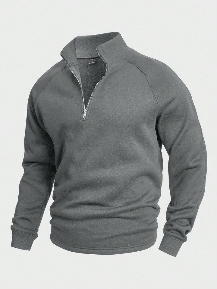 Kaucher – Klassisches Pullover Mit Viertelreißverschluss