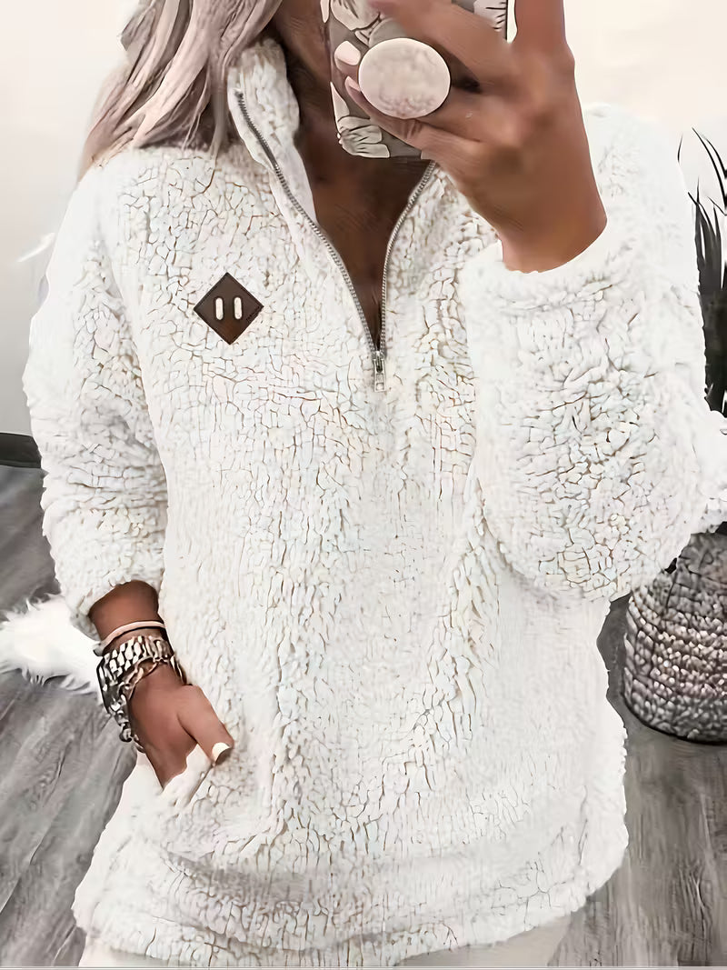 Humera - Elegante Langarmjacke Mit Reißverschluss