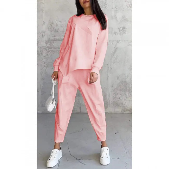 Tashia – Lässiges Set aus Langarm Pullover Und Jogginghose
