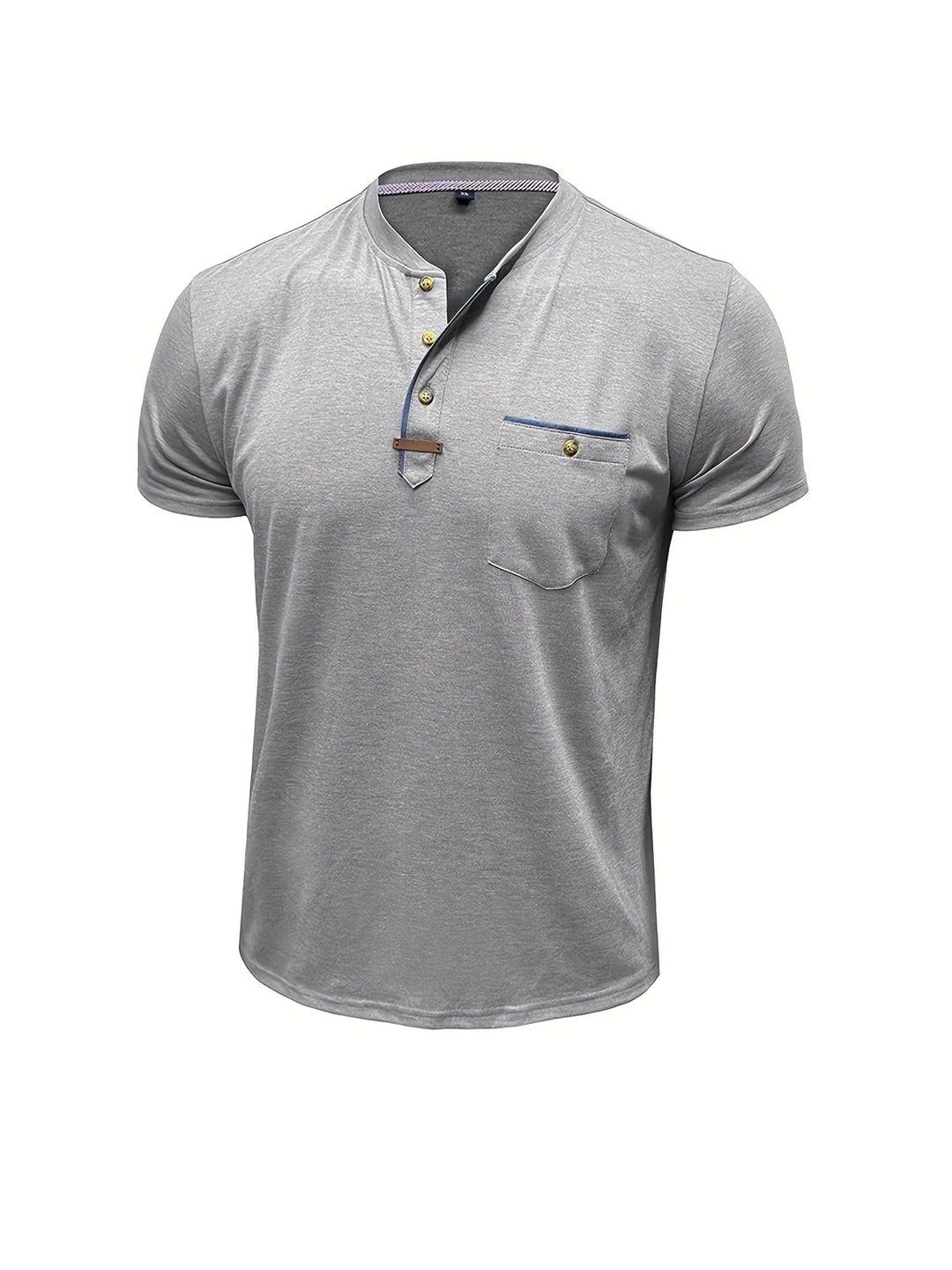 Saxon – Elegant Rundhalsausschnitt T Hemd Mit Tasche