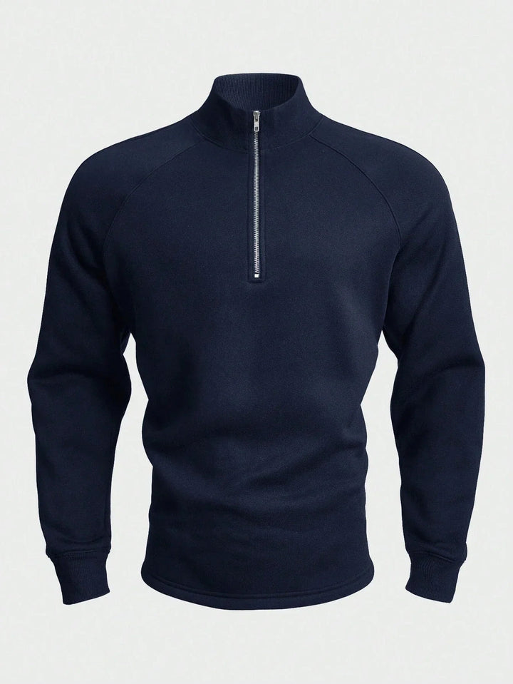 Kaucher – Klassisches Pullover Mit Viertelreißverschluss