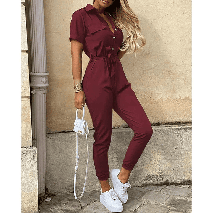 Hallie - Elegante und Modische Kombination Für Damen Mit Gürtel