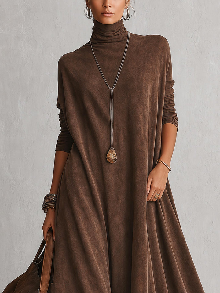 Albria – Langärmliges Maxikleid im Vintage-Stil