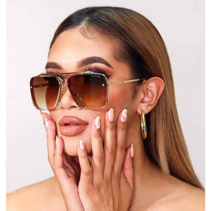 RayForge – Retro Sonnenbrille Mit Farbverlauf Und UV400-Schutz
