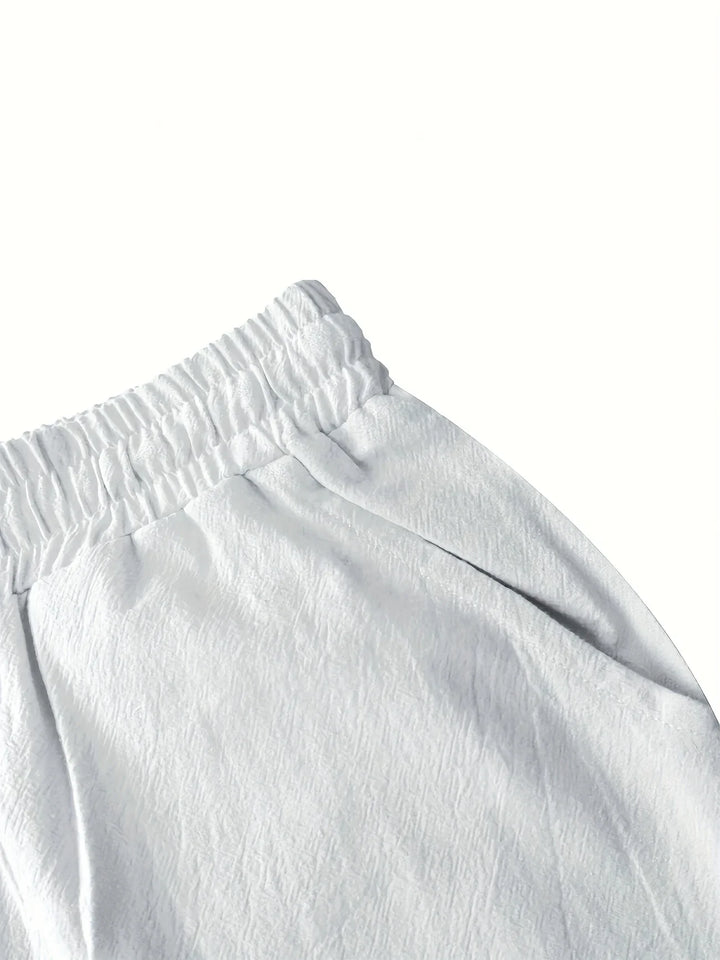 Callan – Lässige Leinen Shorts Mit Tasche