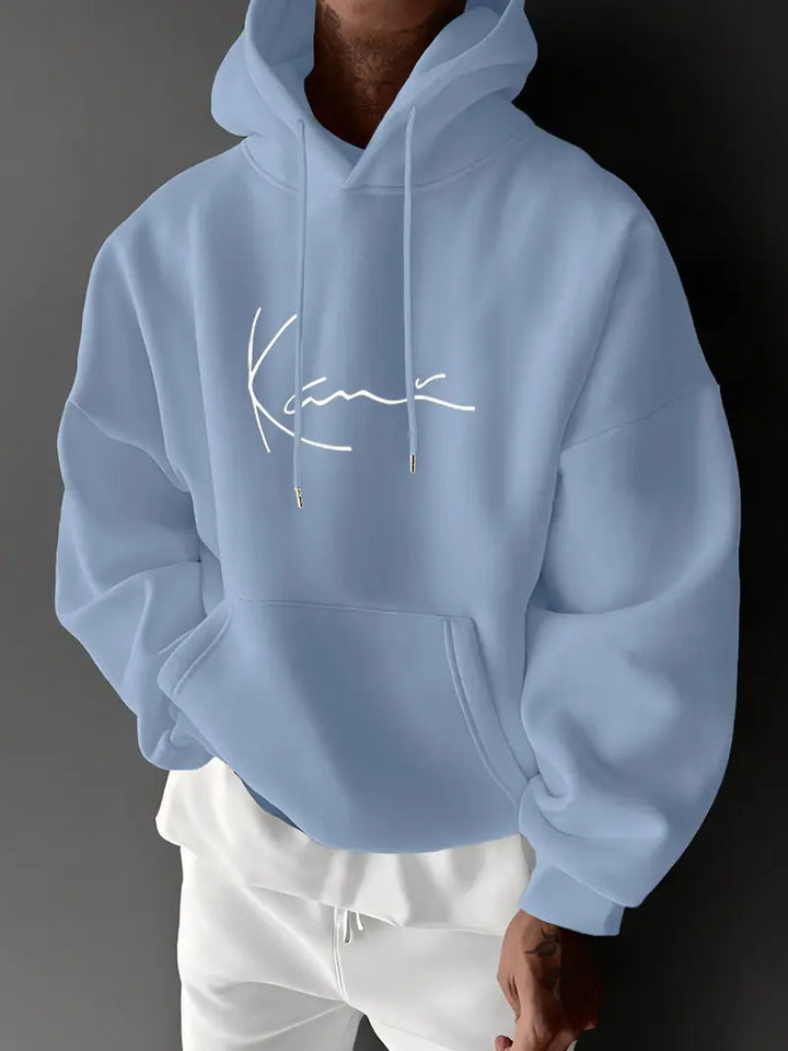 Jayasuriya – Bequemer Kapuzenpullover Mit Unterschrift Aufdruck