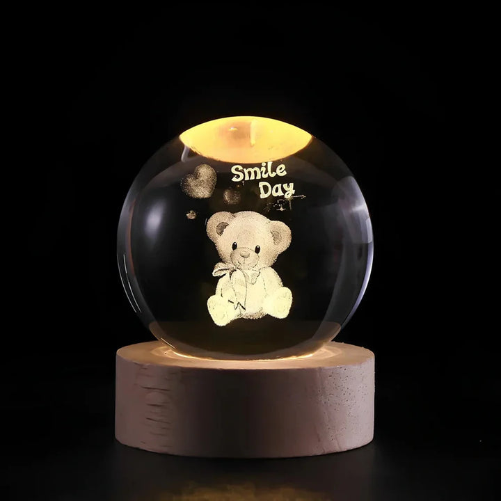 Glow Sphere – Leuchtende Kristallkugel Lampe