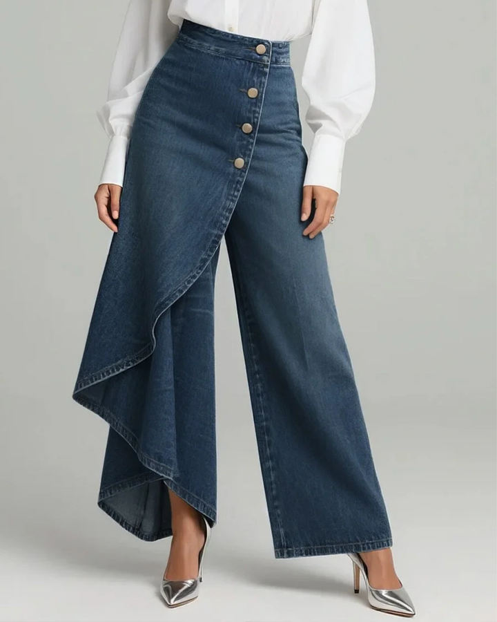 Uthpala - Jeans Mit Wickelver Schluss