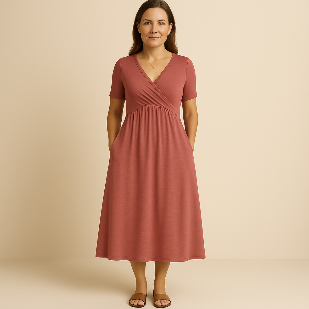Bridgett - Kurzärmeliges Kleid