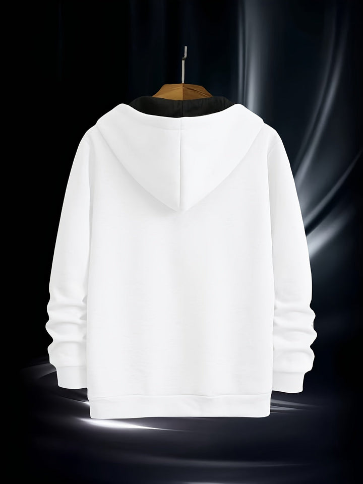 Jaylen - Langärmliges Kapuzen Sweatshirt Mit Halbem Reißverschluss