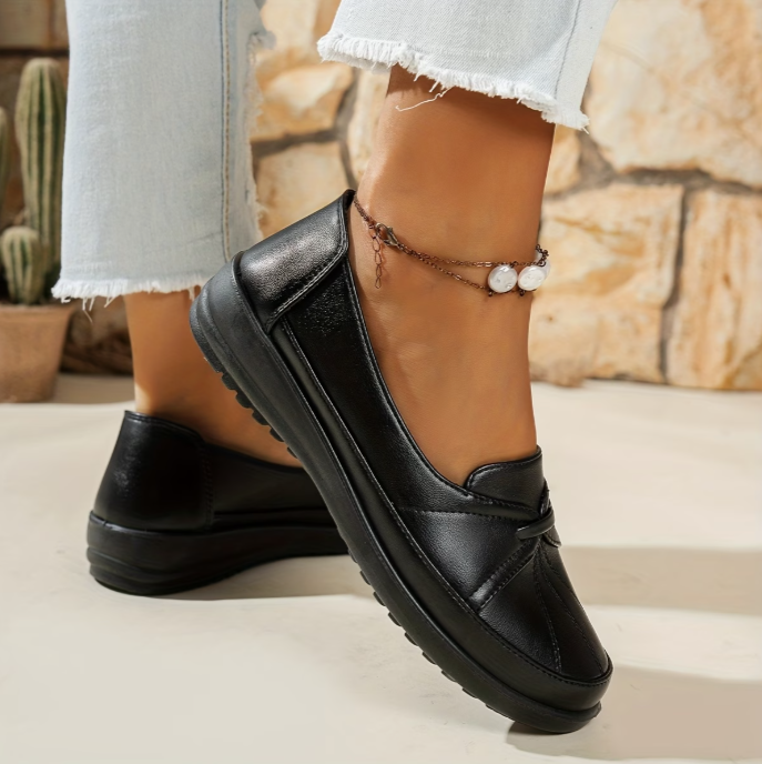 Logina – Penny-Loafer Aus Kunstleder