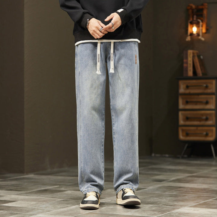 Tharindu - Lockere Straight Jeans