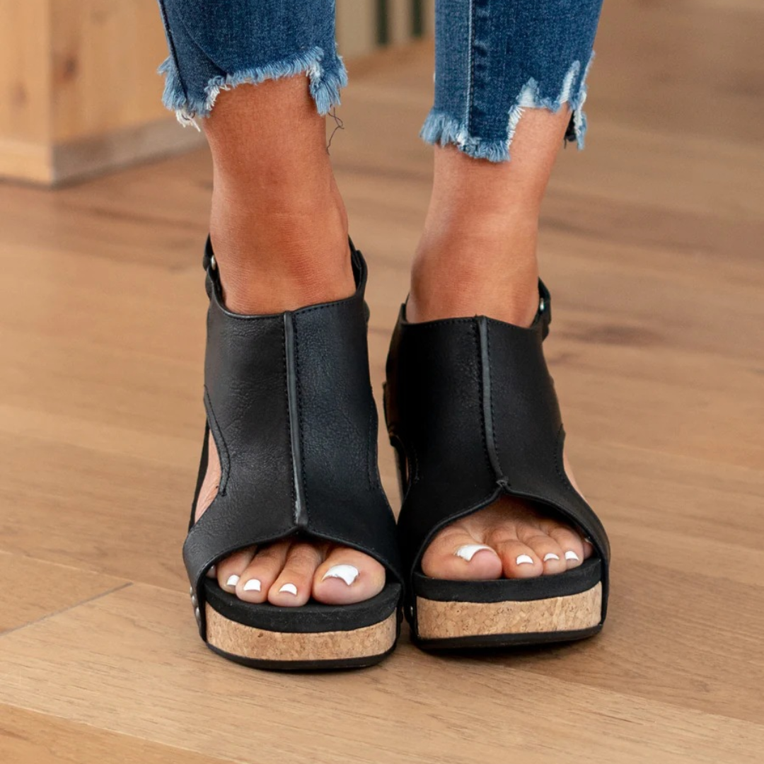 Makrina - Bequeme Sandalen Mit Keilabsatz