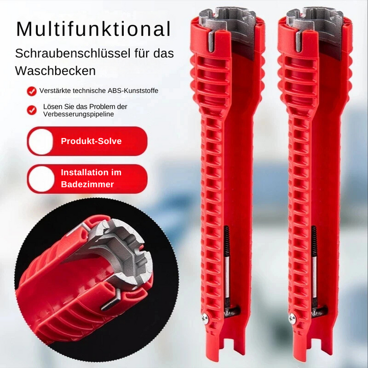 GripFlex - 8 in 1 Spülenschlüssel